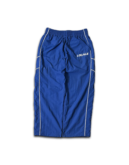 Blue Baggy Track Pants